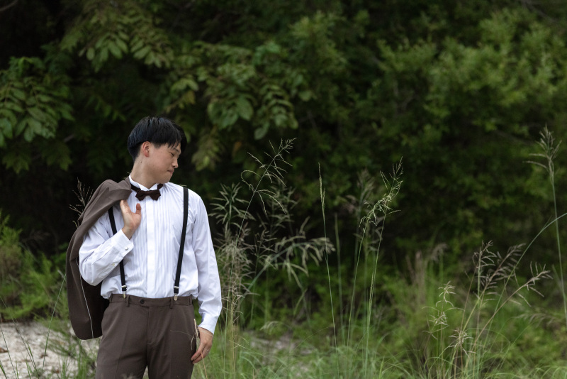 新郎様のナルシスカット。