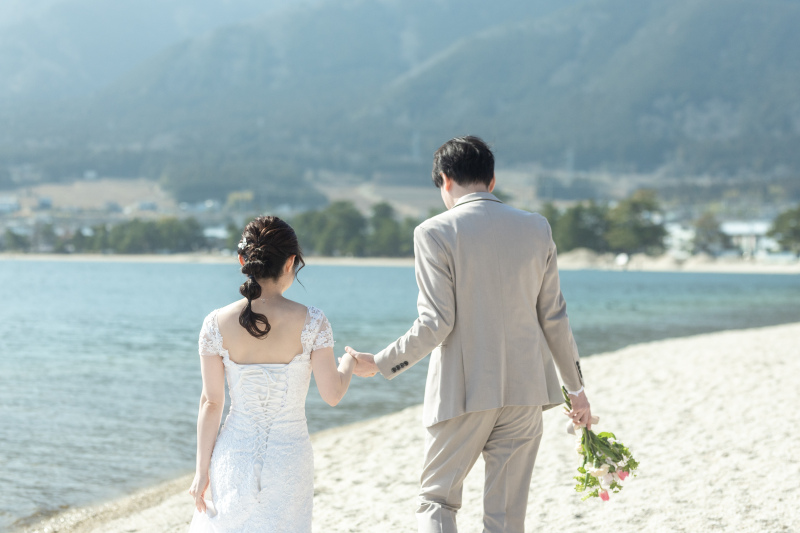 後ろ姿に優しさを感じる