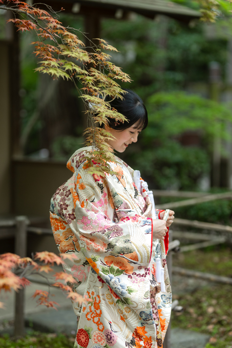紅葉の新芽も素敵。