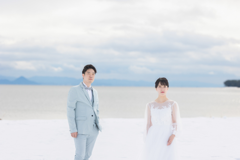 まずは近江白浜にて。