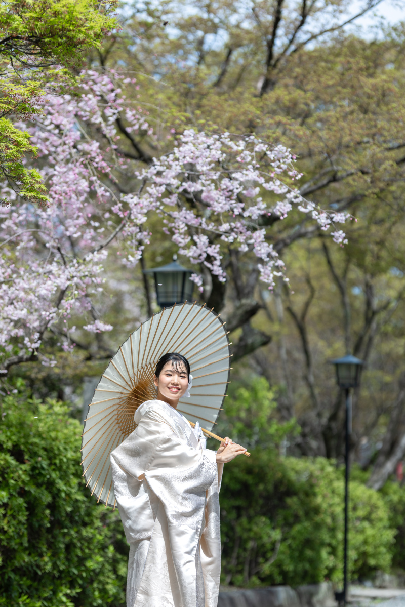 成人式からのお付き合い。感慨深いお二人の和装ロケ。