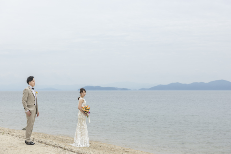 この日の琵琶湖はとても澄んでいました。