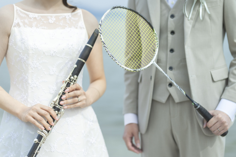 お二人のライフワークのアイテムを。