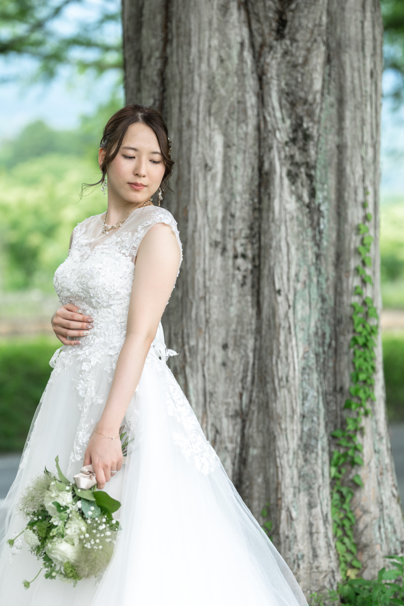 花嫁様のソロカット。