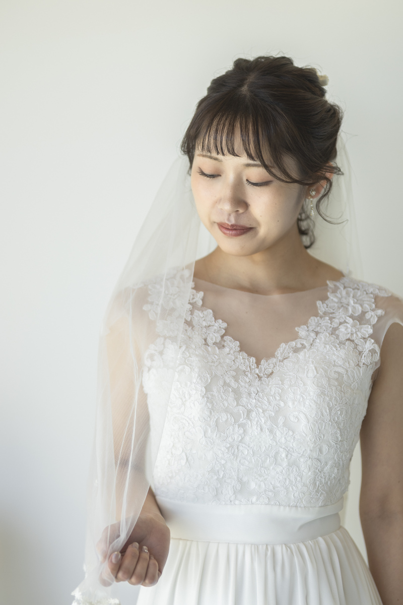 ドレスチェンジで2着目の撮影。