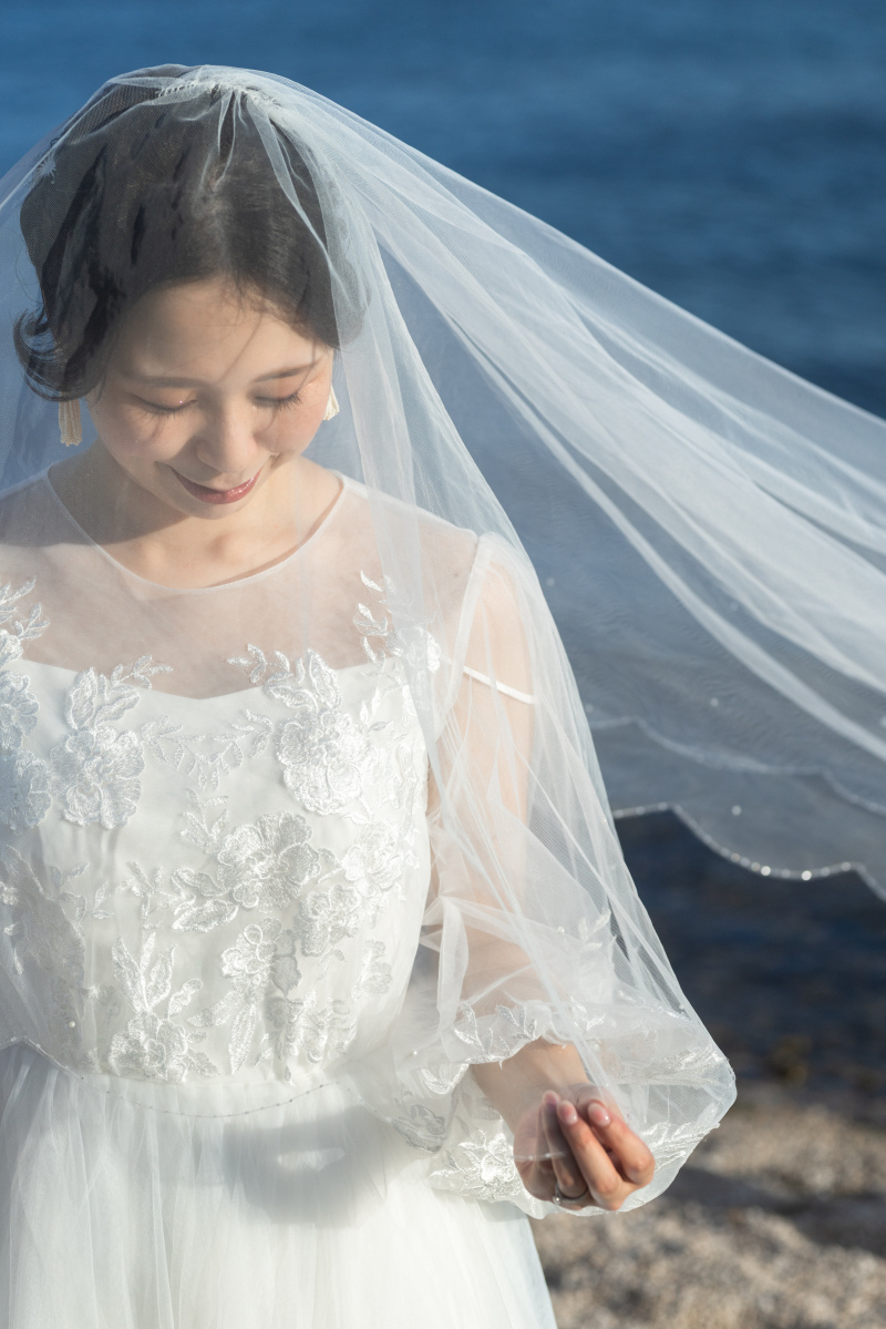 ベール強風のため、、、、、笑