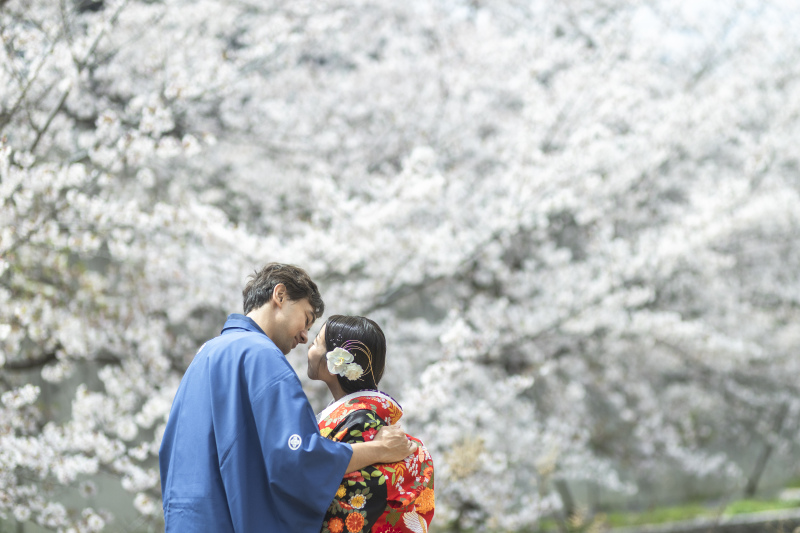 桜ミステリーツアーの撮影のお二人★