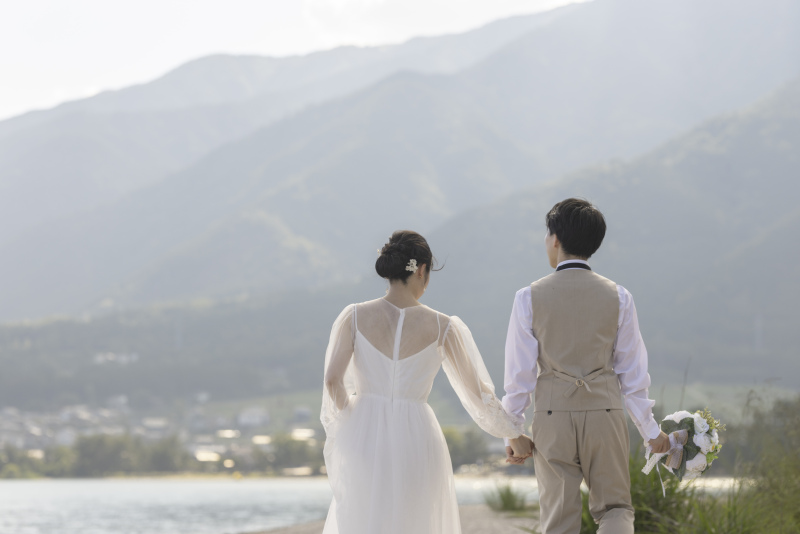 フルボリュームの撮影を楽しんでいただいた素敵なお二人。