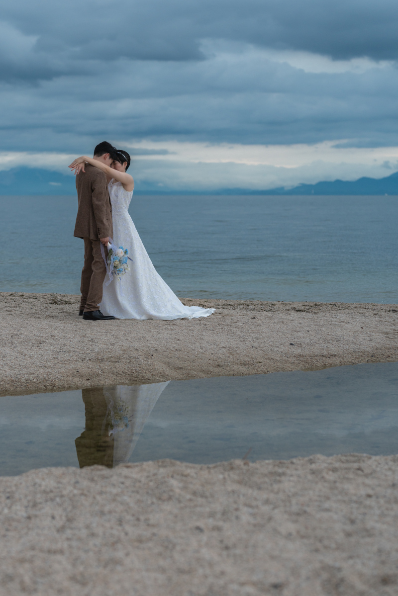 ドレスを着替えて。