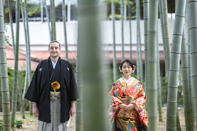 色打掛にチェンジ。