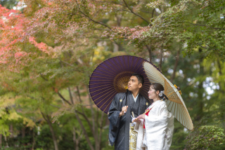 wacoya for wedding_《京都》長岡天満宮 和装 秋/冬