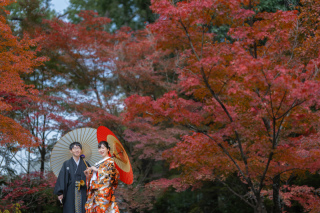 wacoya for wedding_《京都》長岡天満宮 和装 秋/冬