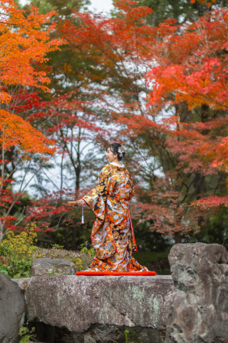 wacoya for wedding_《京都》長岡天満宮 和装 秋/冬