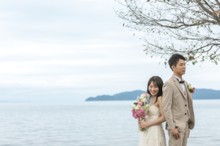 wacoya for wedding_琵琶湖ロケーションフォト【秋冬】