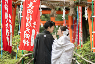 wacoya for wedding_《京都》長岡天満宮 和装 春/夏
