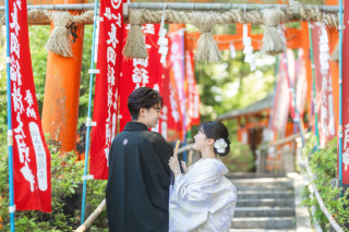 夏プラン【6/20～8/30の撮影日】【京都和装1点】長岡天満宮スタジオ撮含白無垢でも色打掛でもOK♪会食や挙式オプションも可能