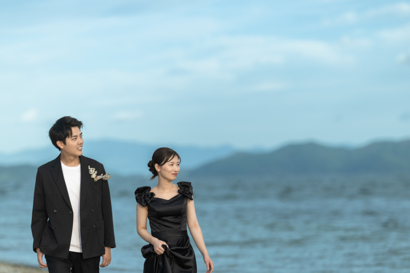 【西教寺和装+琵琶湖ロケ】紅葉美しい西教寺or日吉大社&比叡山坂本で和装ロケの後に琵琶湖西部でロケ。スタジオ撮影付
