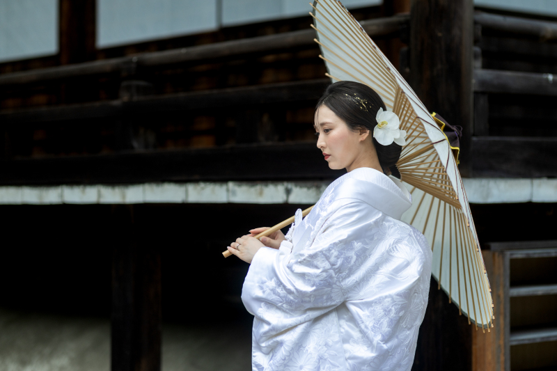 【8月末まで】夏プラン♪【滋賀和装1点】西教寺ロケとスタジオ撮影含★白無垢でも色打掛でもOK♪会食や挙式オプションも可能です。