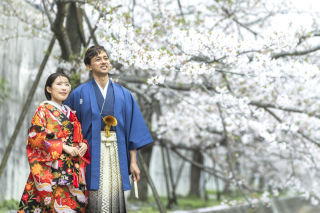 【京都和装白無垢＆色打掛】《和装２点》｜京都長岡天満宮での和装撮影を白無垢＋色打掛★春のオンシーズンも通常価格でご案内