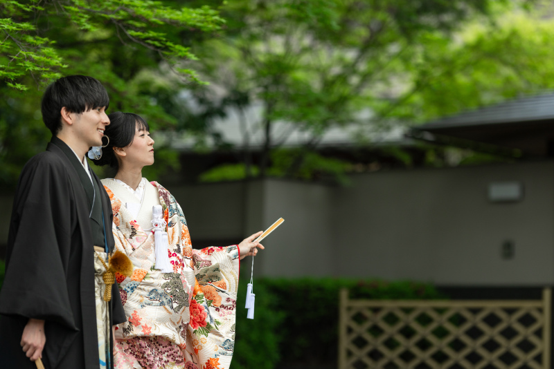 早割有★【秋プラン】《京都和装+琵琶湖洋装》ショートムービー5カットプレゼント★長岡天満宮で和装撮影後琵琶湖へ移動して洋装撮影★