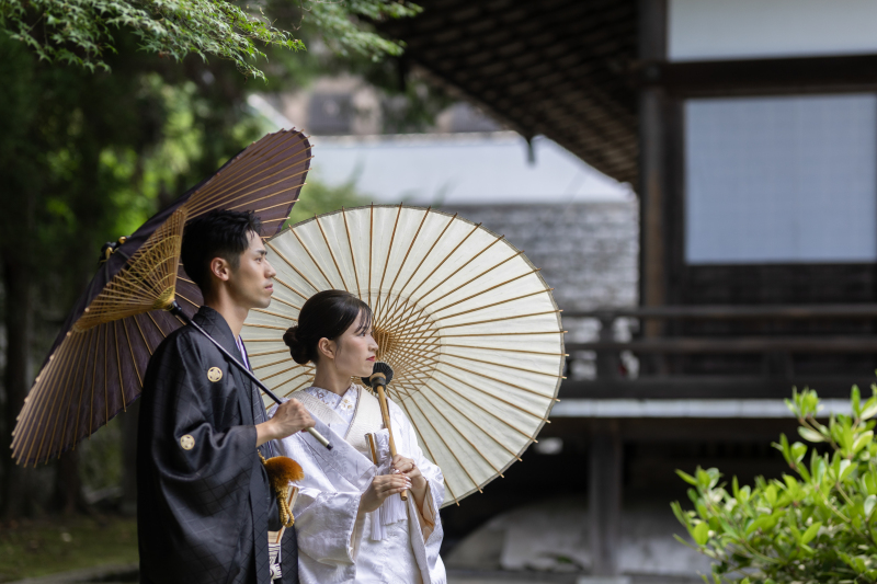 【早割秋プラン】《滋賀和装1点》★比叡山坂本西教寺で本格和装撮影。屋内撮影のお正座やおろしの撮影も可能。スタジオ撮影付★