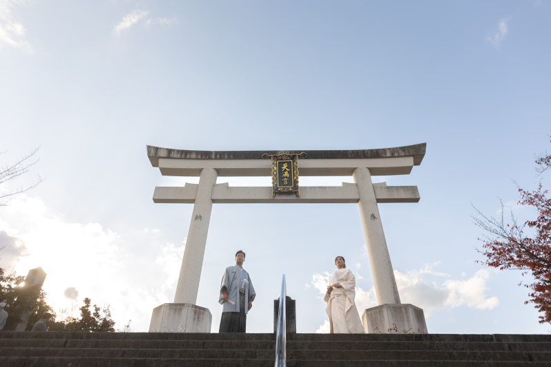 【京都和装】《和装二点》白無垢&色打掛和装2点プラン京都でも人も少なく貸し切りロケも可能。紅葉シーズンもまだ間に合います★