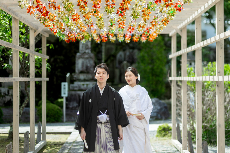 【8月末まで】夏プラン♪【滋賀和装1点】西教寺ロケとスタジオ撮影含★白無垢でも色打掛でもOK♪会食や挙式オプションも可能です。