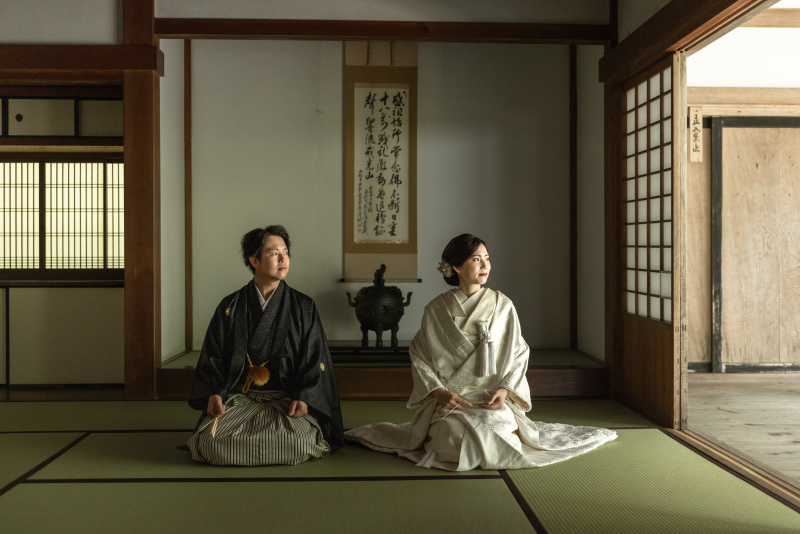 【早割秋プラン】《滋賀和装1点》★比叡山坂本西教寺で本格和装撮影。屋内撮影のお正座やおろしの撮影も可能。スタジオ撮影付★