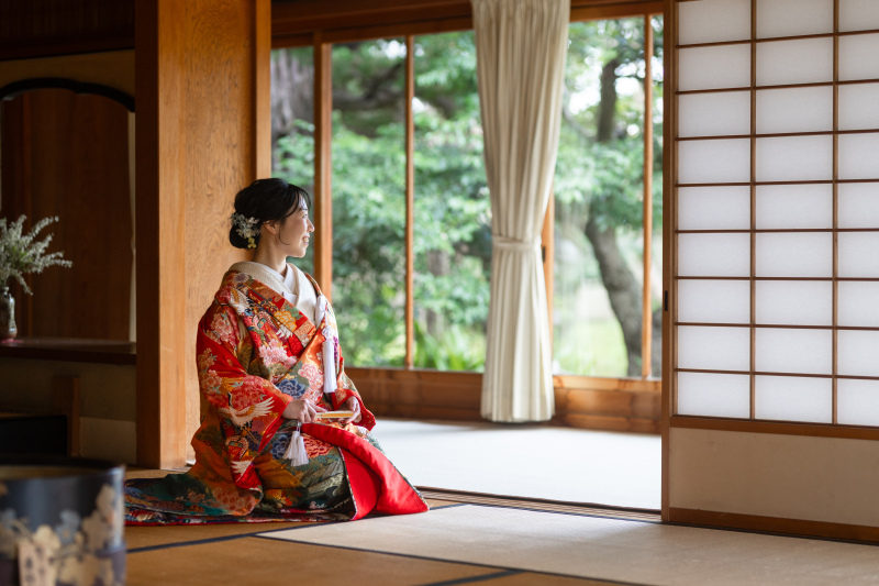 【東近江】藤井彦四郎邸宅での和装1点撮影プラン。屋内撮影で夏も涼しく。ご自宅での出張ヘアメイク着付けも同プライスでお承りOK★