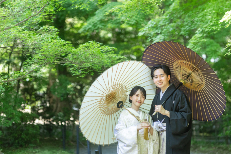 夏プラン【6/20~8/30の撮影日】【京都和装1点】長岡天満宮スタジオ撮含白無垢でも色打掛でもOK♪会食や挙式オプションも可能
