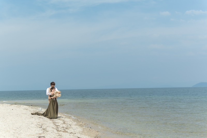 【2月末までの限定プラン】最短納品3日。琵琶湖ロケーションフォトプラン+スタジオ撮影付きデータ200カット保証。