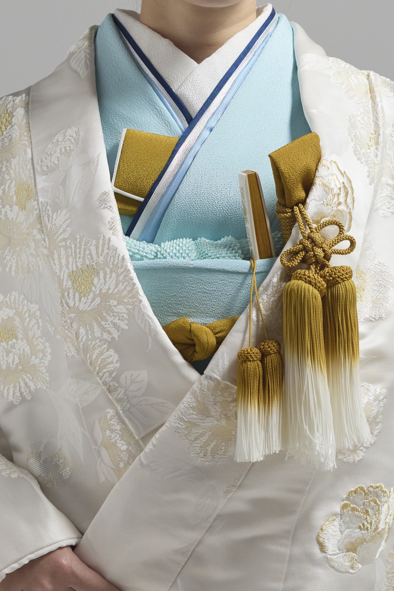 掛下コーディネート水色　重衿紺銀1