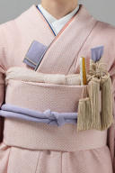 掛下コーディネート薄赤　重衿紺銀1