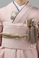 掛下コーディネート薄赤　重衿紺銀2