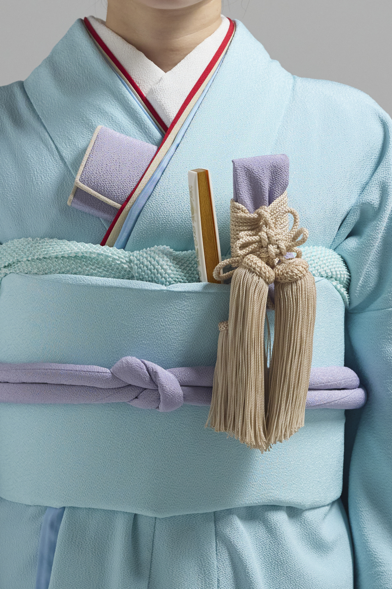 掛下コーディネート水色　重衿赤ベージュ2