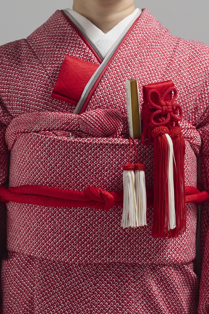 掛下コーディネート赤　重衿モカグレー2