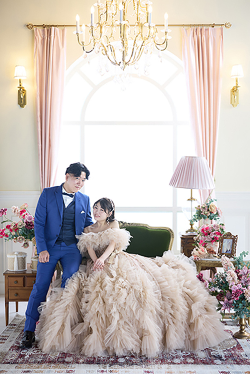 ドレスにうもれて、お人形みたいに愛らしく♡