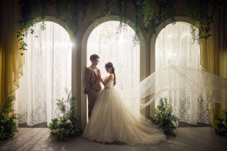 多彩な撮影が出来る室内スタジオと広大なガーデンスタジオでハイブリッド撮影！