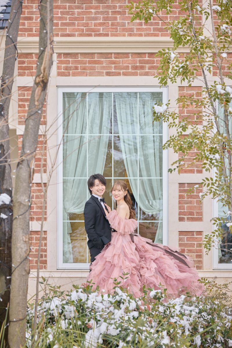 どこかいつものふたりらしい一枚