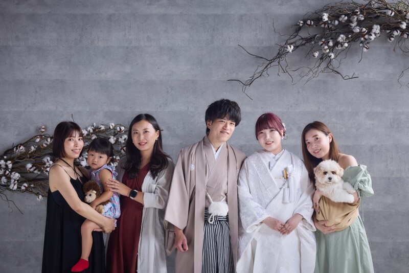 和装で記念写真！