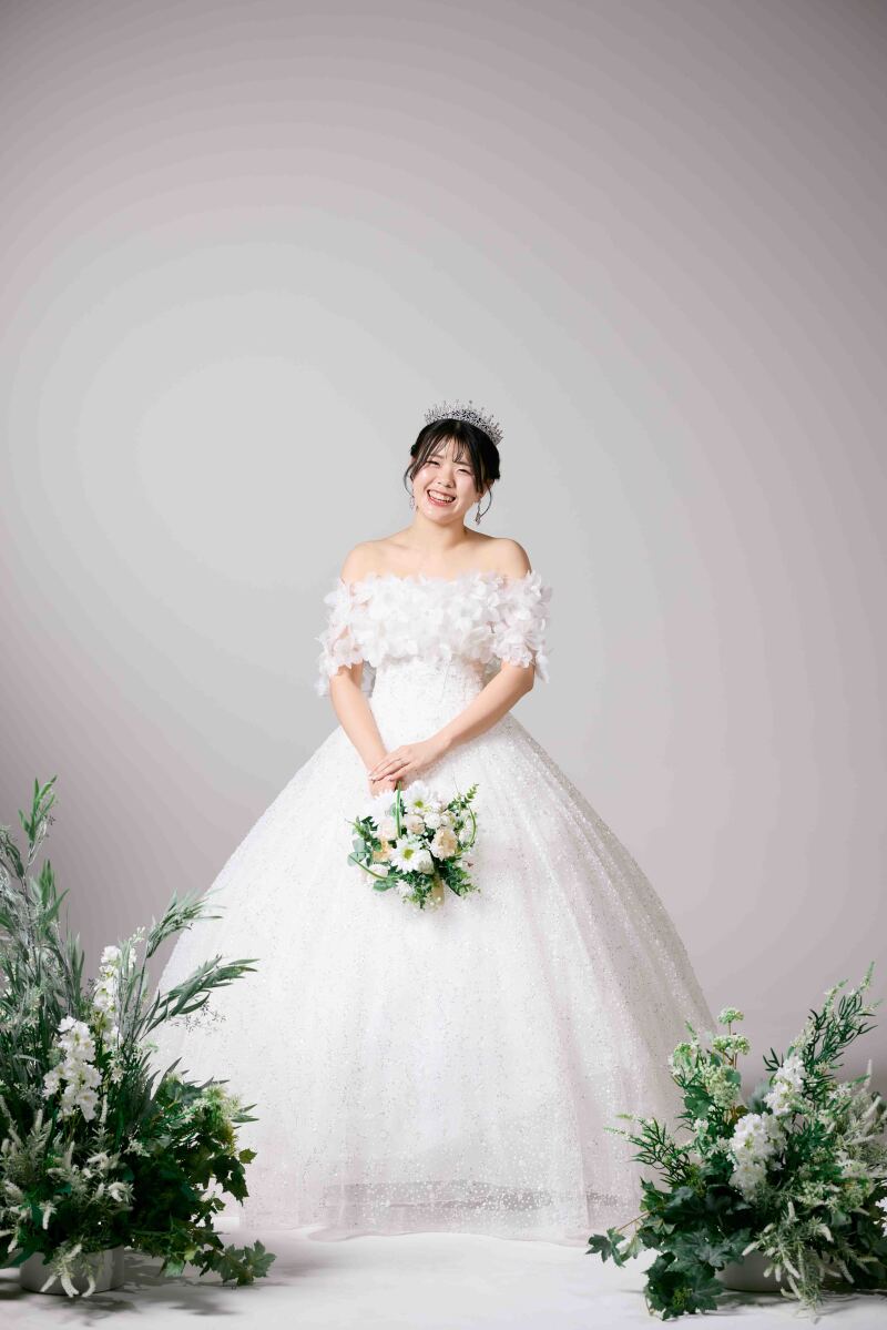 よく着られているウェディングドレス