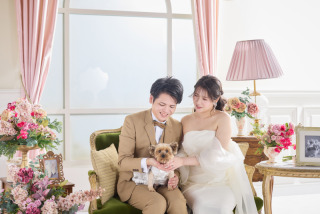 【ペットと一緒に】貴重な機会にペットの子とも撮影できます！