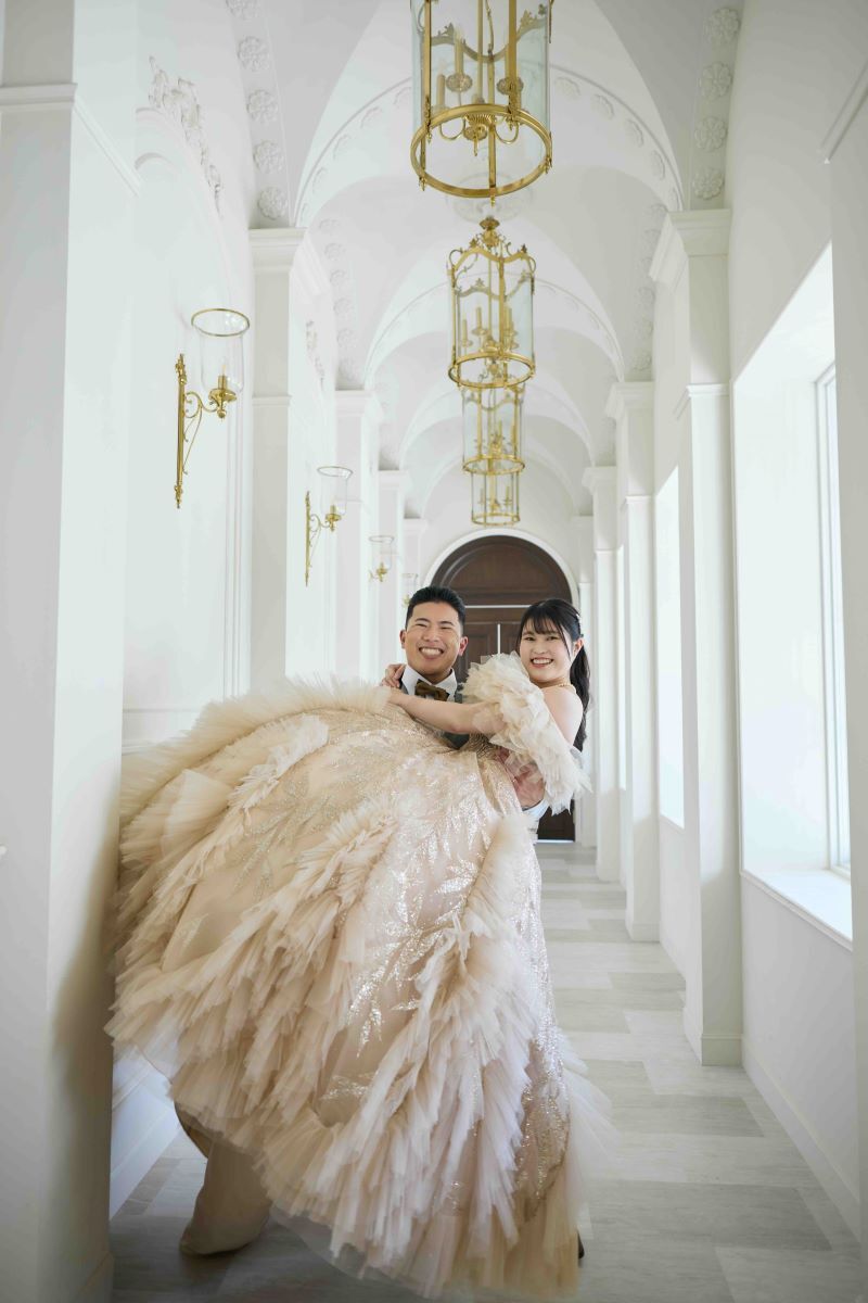 夢が叶う瞬間のお姫様だっこ