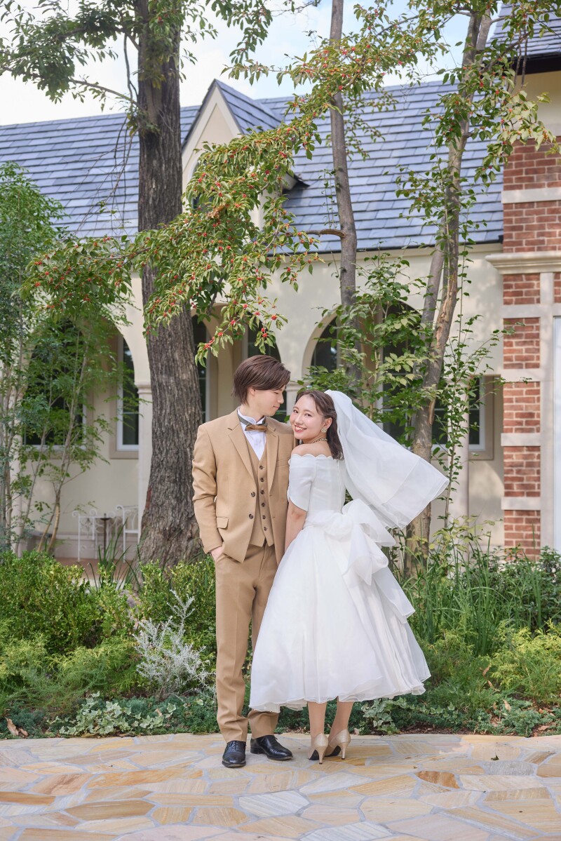 ベールをふわっと！