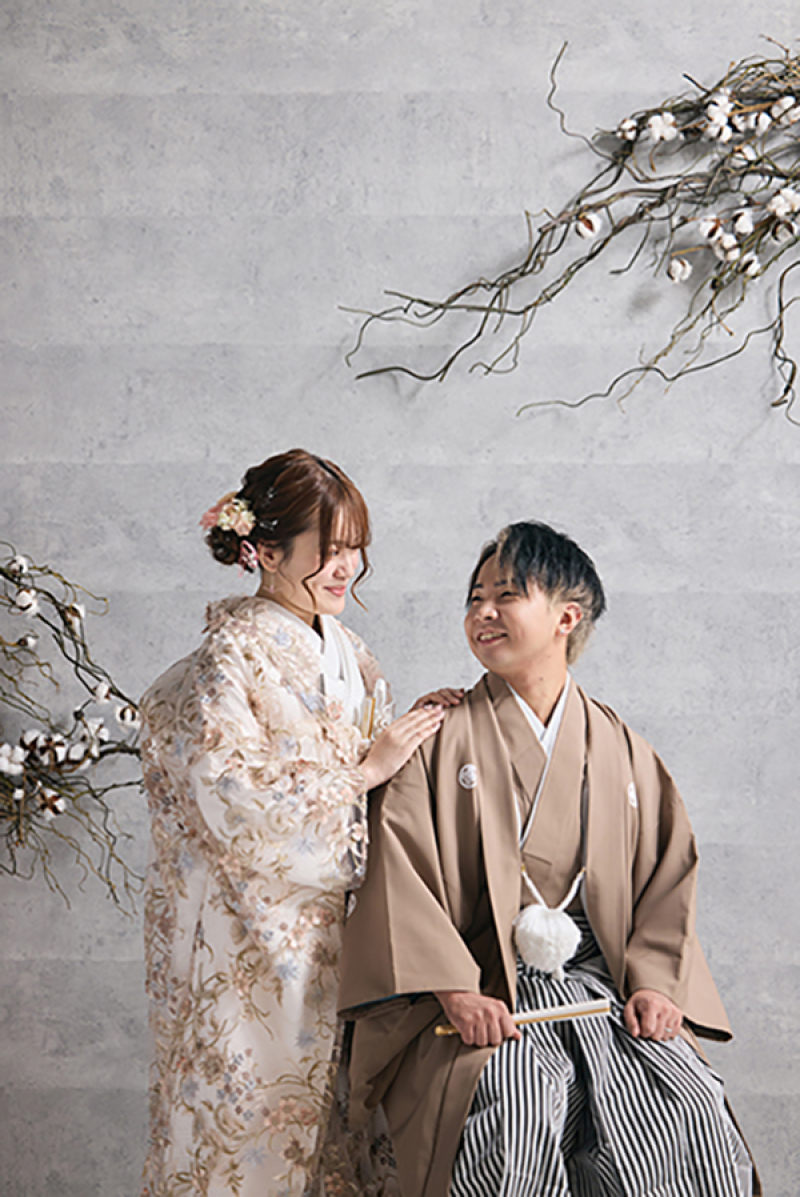 レース和装ではなやか、しっとり