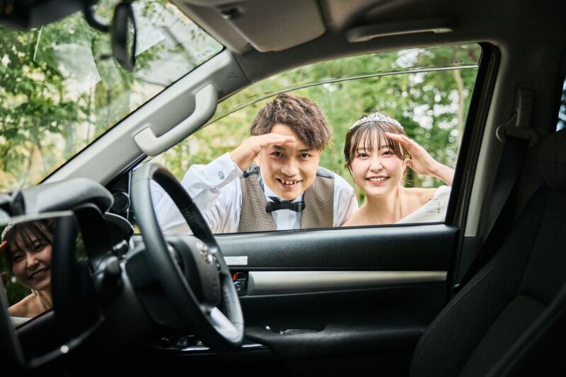 大切な愛車と一緒に