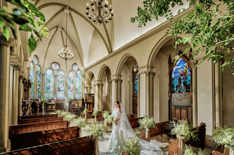 憧れの大聖堂での写真撮影