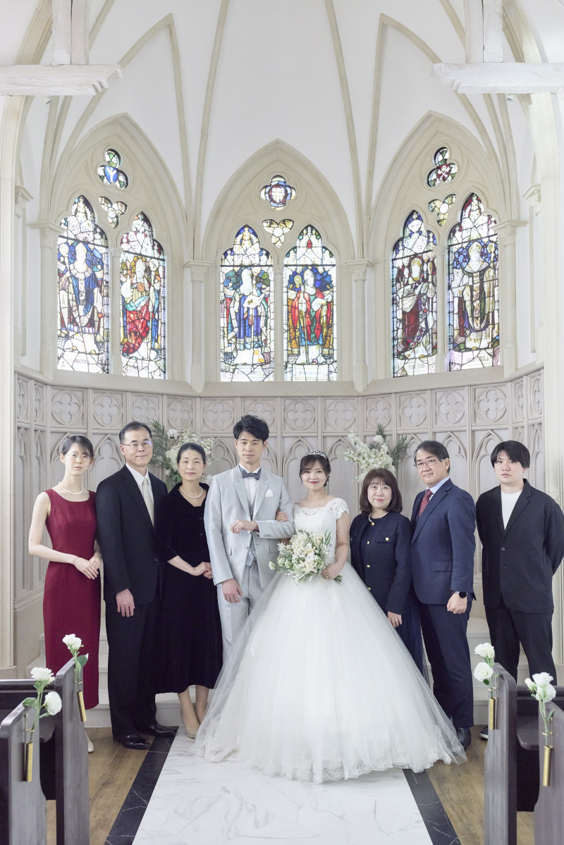 ご家族様との記念撮影のご希望もOK