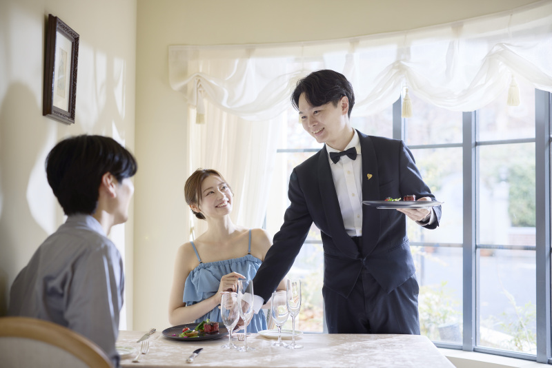 シャビーシックな雰囲気と上質なサービス