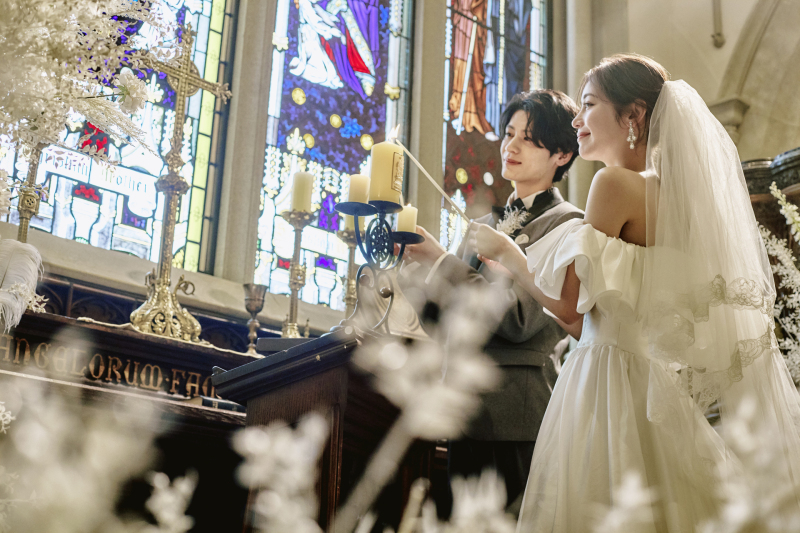 ヨーロッパの大聖堂を彷彿させるチャペルで感動のセレ